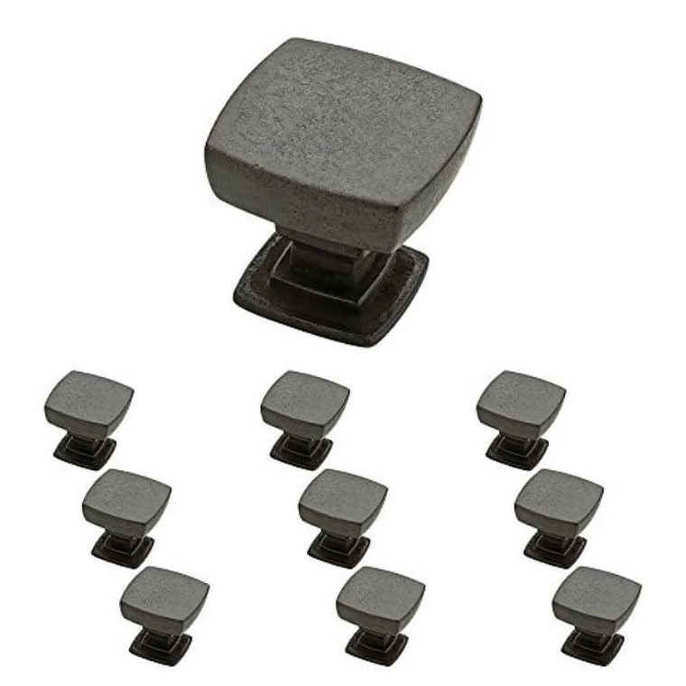 franklin brass p29542k-si-b soft iron webber kitchen cabinet hardware knob with 1-1/8-inch diameter, 10 pack